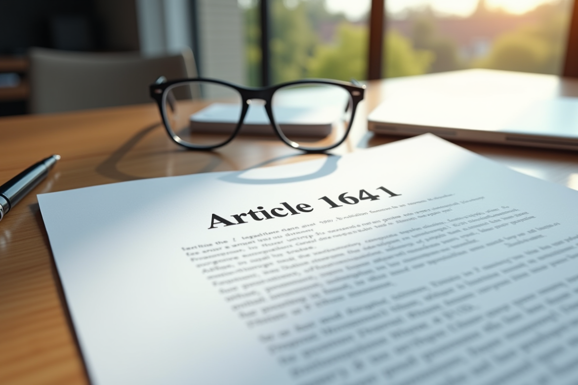 Contrat ouvert sur un bureau moderne avec lunettes et stylo